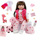 ZIYIUI 24 Inch Reborn Baby Doll | Realistic Soft Silicone Vinyl Girl