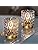 Battery Operated Glass Table Lamps with Timer - Set of 2