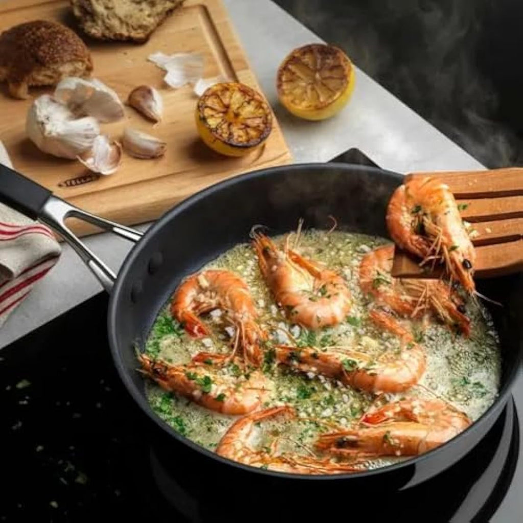 Stellar Flow 28cm Non-Stick Stainless Steel Frying Pan | Induction & Oven Safe