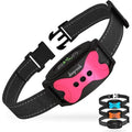 DogRook No Shock Anti Bark Collar – Vibrating Dog Training Device, Pink