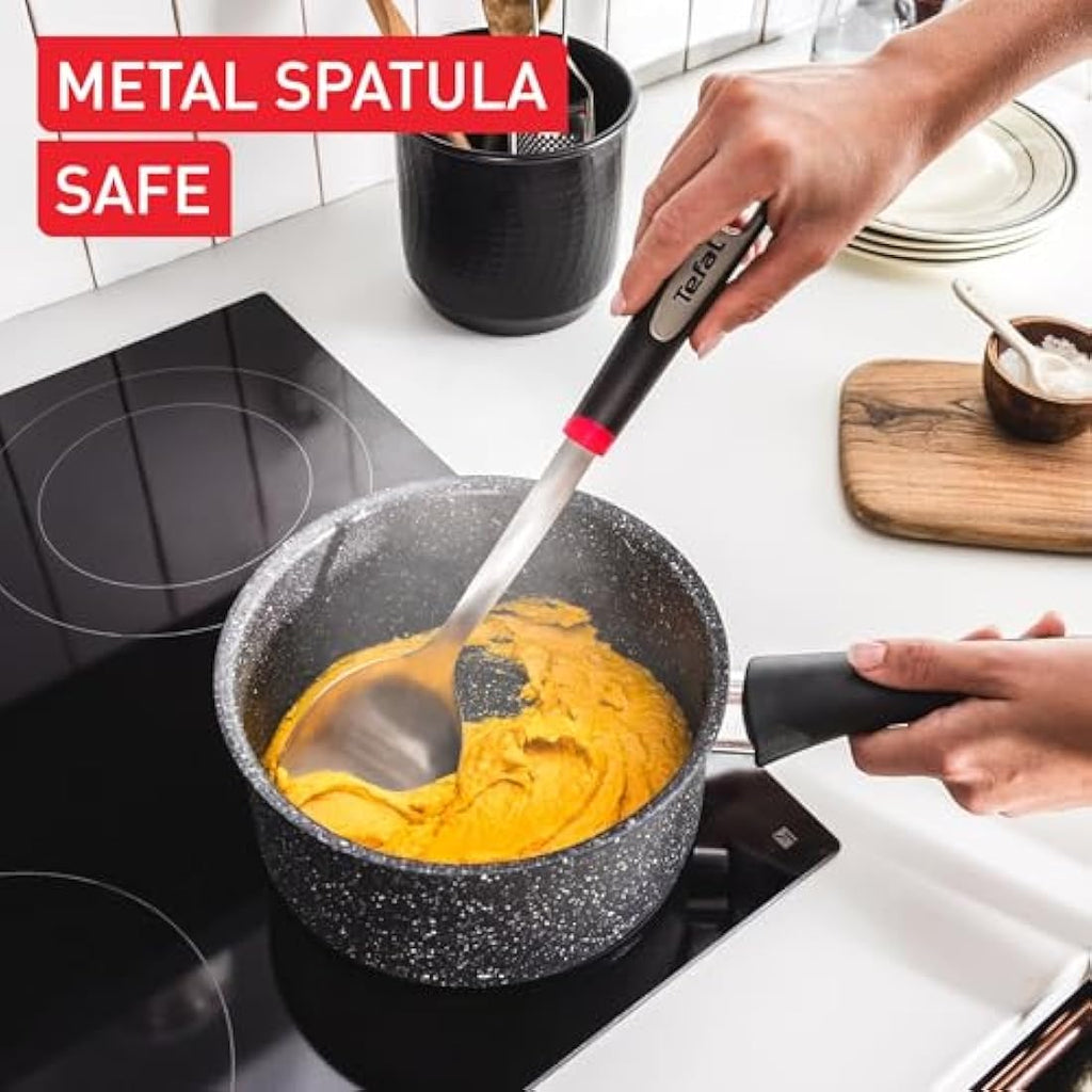 Tefal Titanium Stone Induction Non-Stick Cookware Set - 4 Piece | Metal Safe