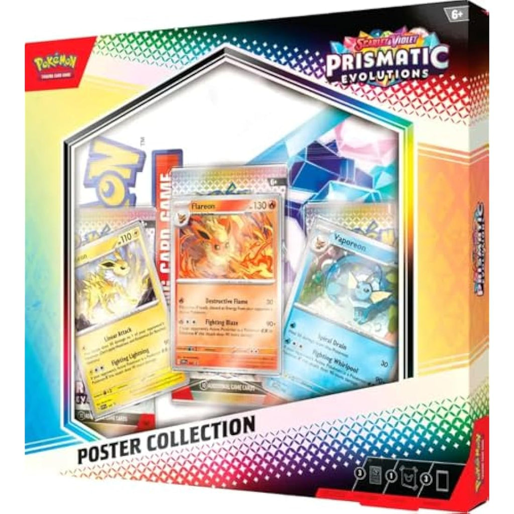 Pokemon TCG: Scarlet & Violet Prismatic Evolutions Poster Collection