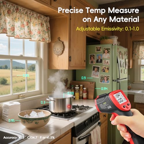 Jolof Store Infrared Thermometer – Non-Contact Digital Temperature Gun