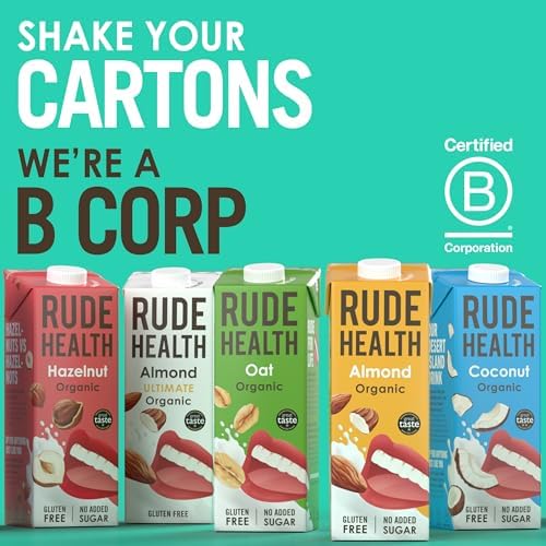 Rude Health Organic Oat Milk – Gluten Free & Dairy Free (6 x 1L)