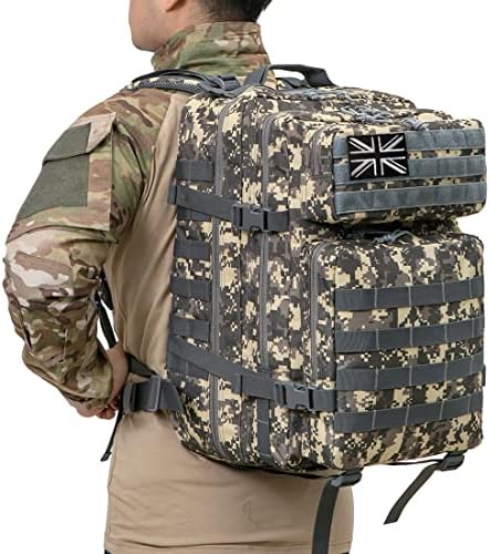 45L Military Tactical Backpack – Molle Army Assault Pack