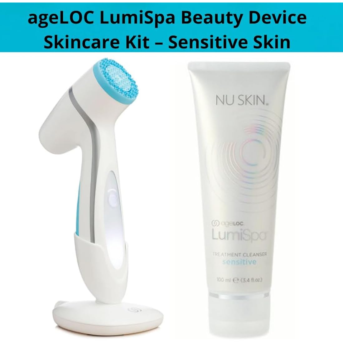 Nu Skin AgeLOC LumiSpa Sensitive Cleanser - Anti-Aging Face Wash 100ml