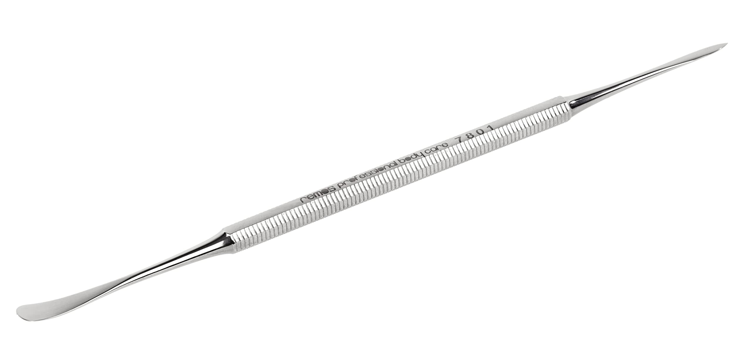 REMOS Nail Cleaner & Cuticle Pusher – Stainless Steel Manicure Tool 16cm