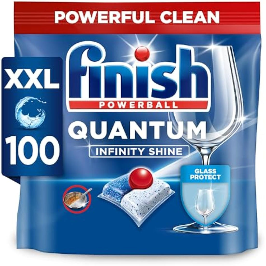 Finish Quantum Infinity Shine Dishwasher Tablets - 100 Count Original