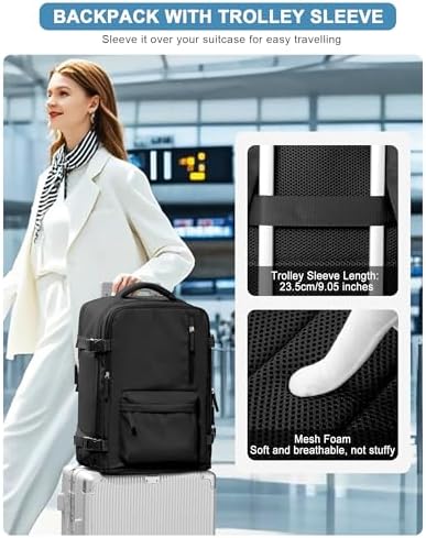40L Travel Backpack | Airline Approved Laptop Gym Bag
