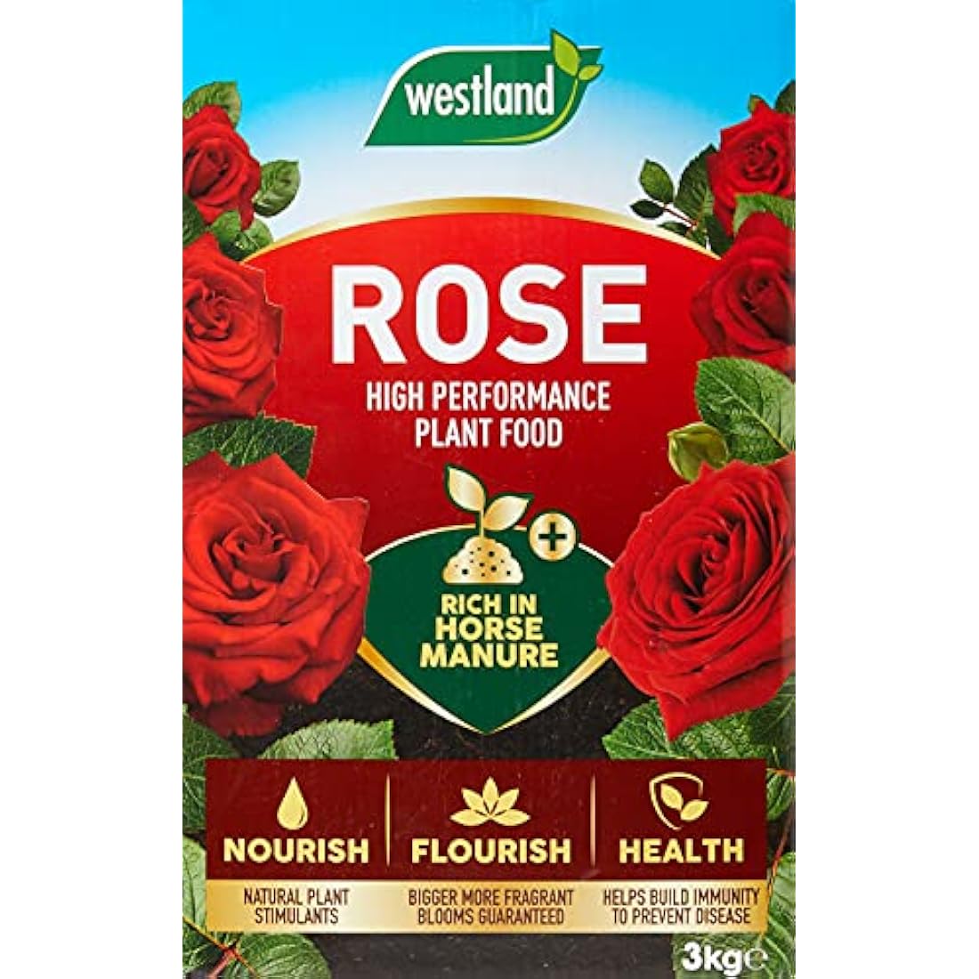Westland Rose Food with Horse Manure and Plant Stimulant - 3 kg