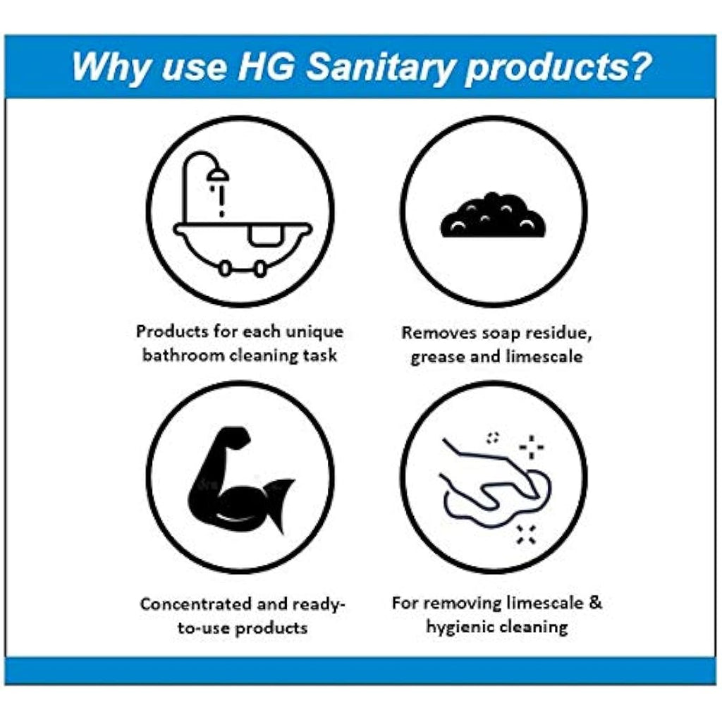 HG Toilet Renovation Kit – Limescale & Stain Remover for WC – 500ml