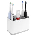 Linkidea Electric Toothbrush Holder – 5 Slot Plastic Countertop Organizer