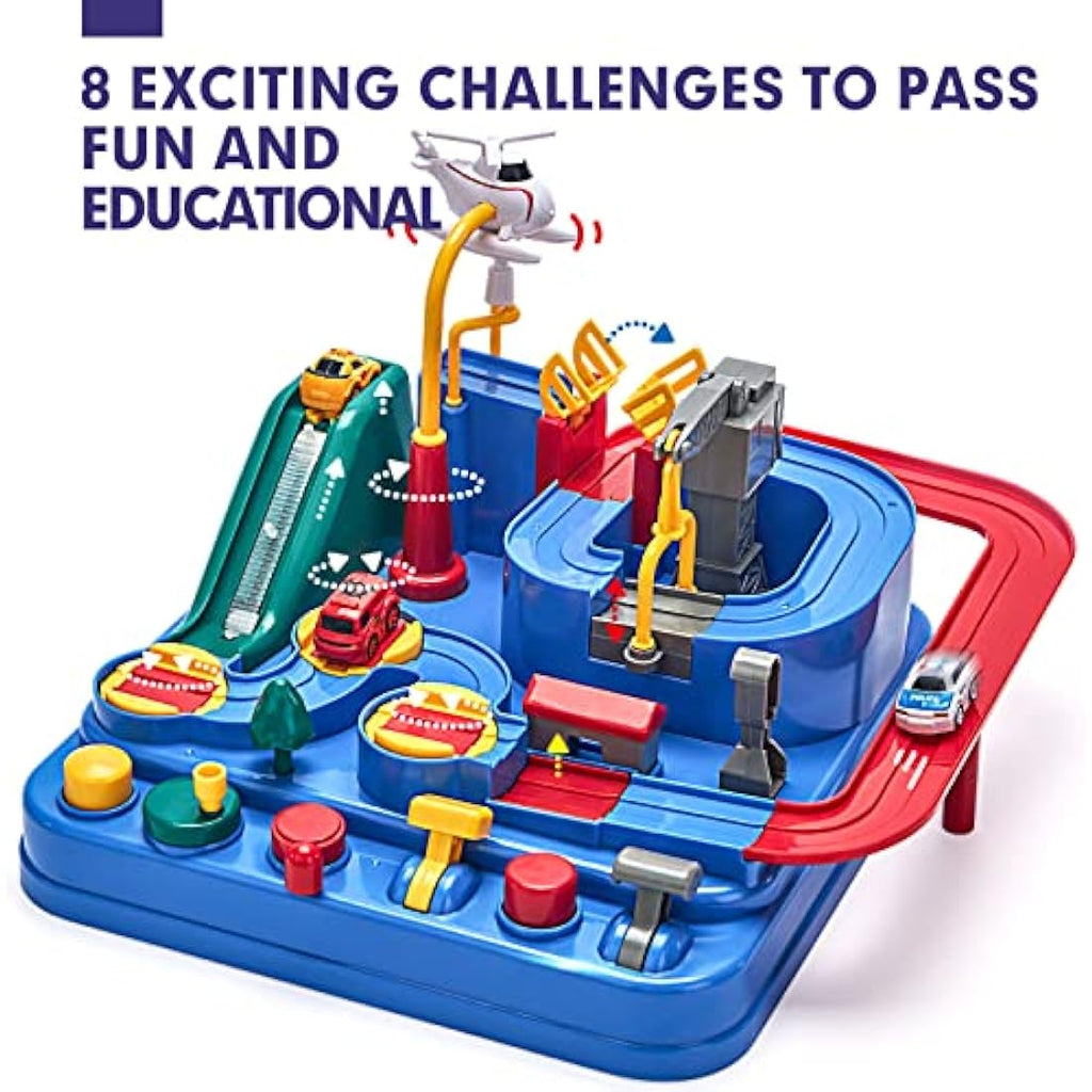 Kids Car Race Track – Educational Toddler Adventure Toy