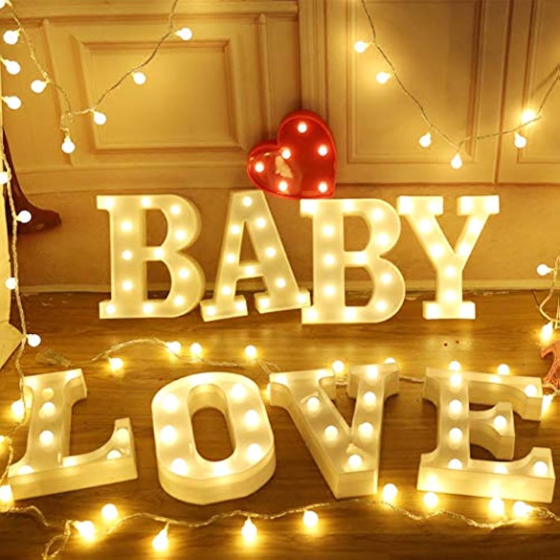 HONPHIER LED Marquee Letter G Light – Battery Operated Alphabet Sign