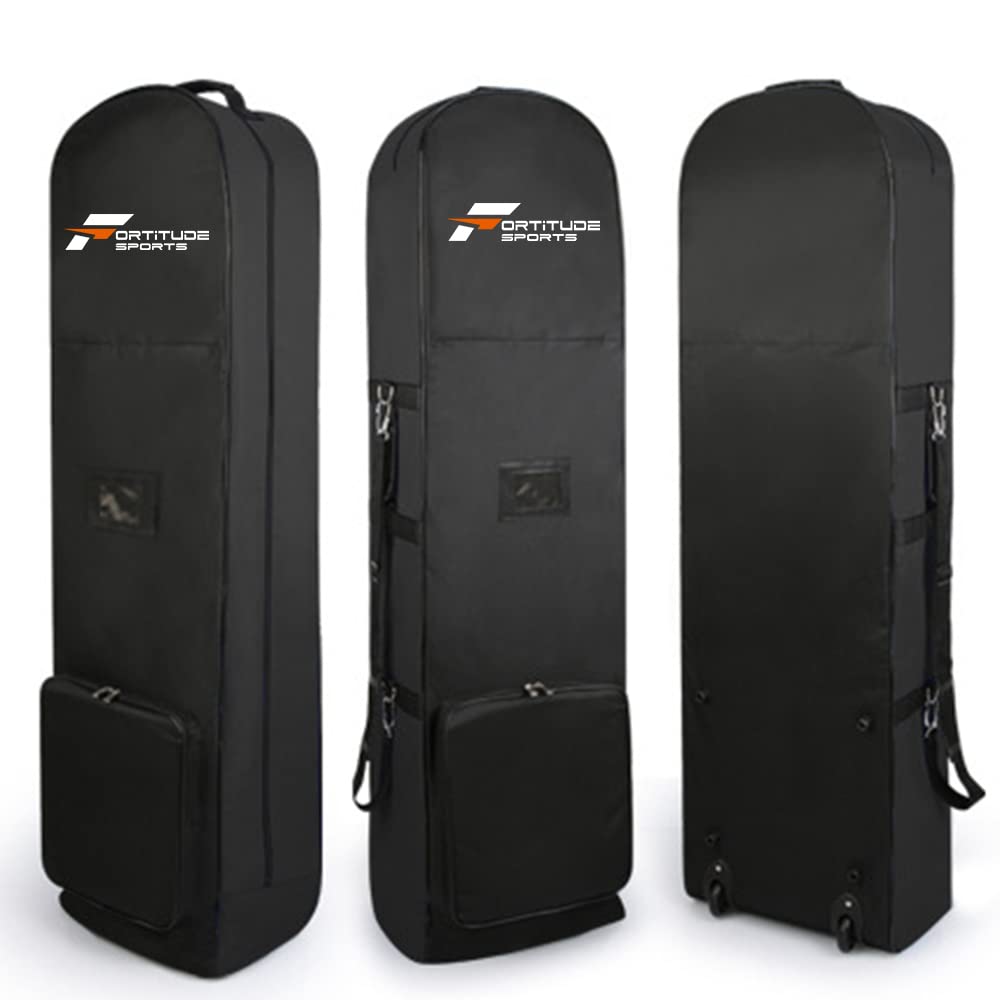 Fortitude Sports Golf Travel Bag - Durable Waterproof Wheeled Flight Case