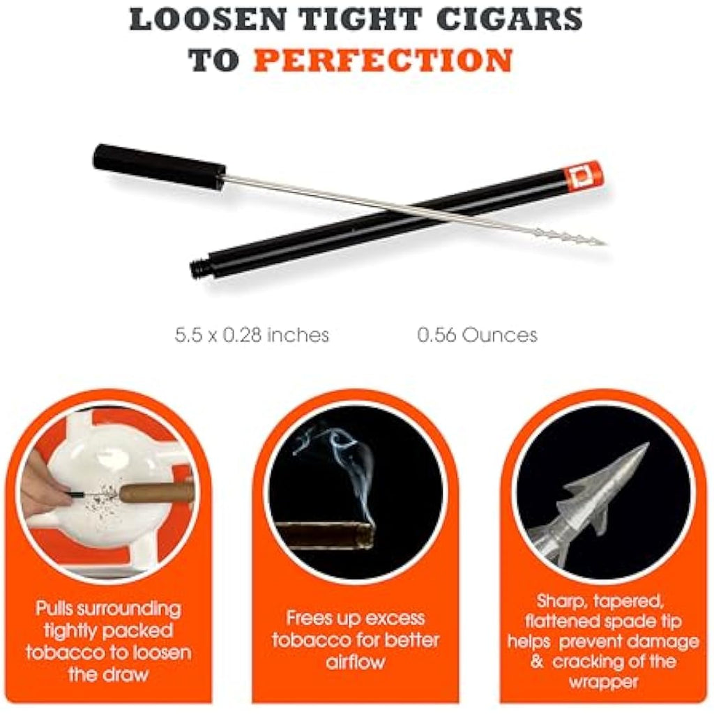 PerfecDraw Precision Cigar Draw Enhancer Tool & Nubber by
