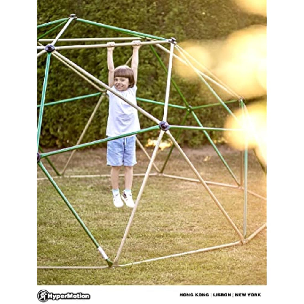 HyperMotion Climbing Dome – 12ft Outdoor Kids Play Frame with Monkey Bars