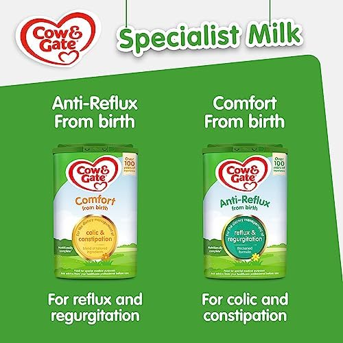 Cow & Gate Comfort Baby Milk Formula for Colic & Constipation, 800g (4 Pack)