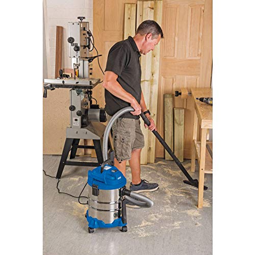 Draper 1250W Wet and Dry Vacuum Cleaner - 20L Tank with Blower Function