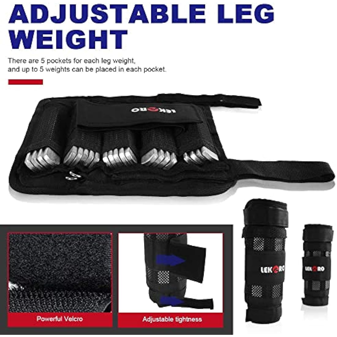 Jolof Store 44LB Adjustable Weighted Vest Set with Steel Plates