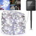 Arkim 2-Pack Solar Fairy Lights – 200 LED Waterproof Copper Wire String