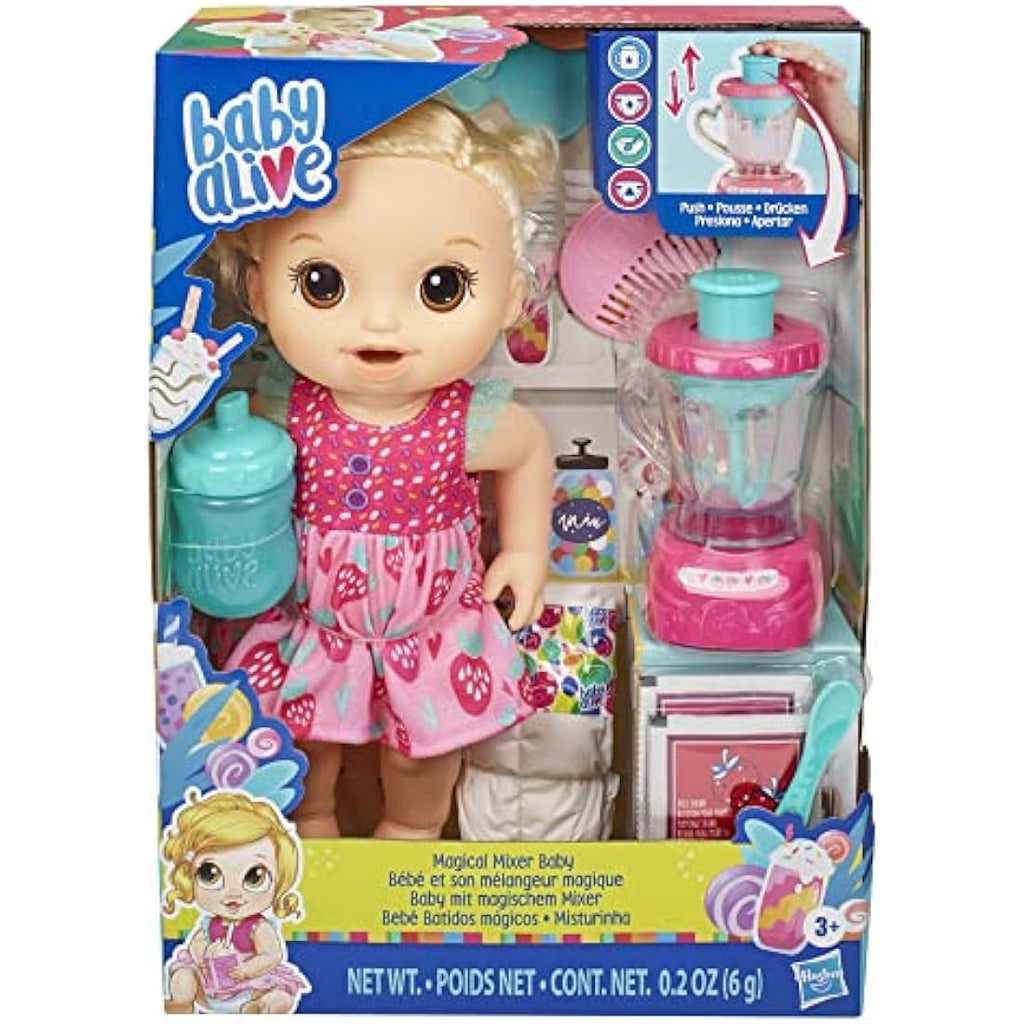Baby Alive Magical Mixer Baby Doll – Blonde Hair Toy with Blender