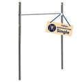 HUDORA Fabian Gymnastics Bar – Height-Adjustable Outdoor Steel Bar