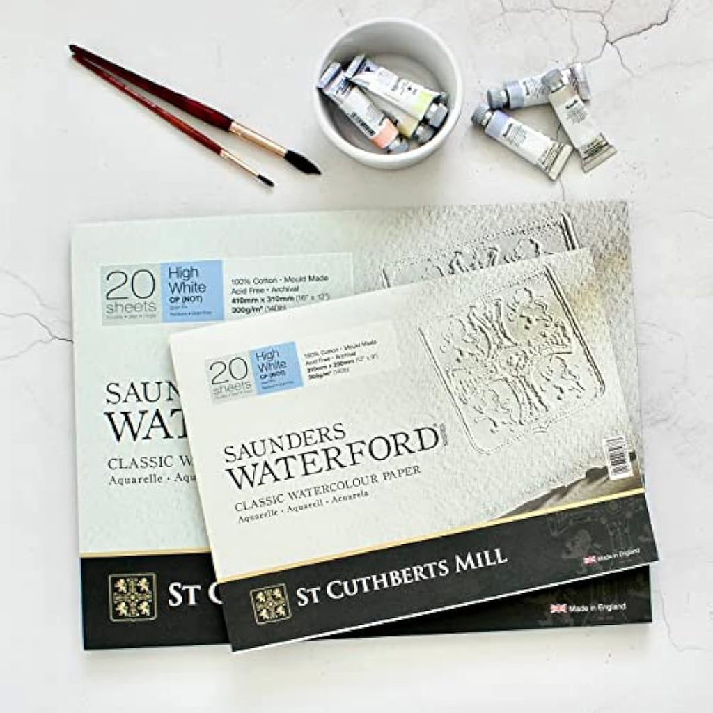 St Cuthberts Mill Saunders Waterford CP Cotton Watercolour Paper Block
