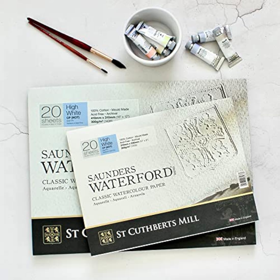 St Cuthberts Mill Saunders Waterford CP Cotton Watercolour Paper Block