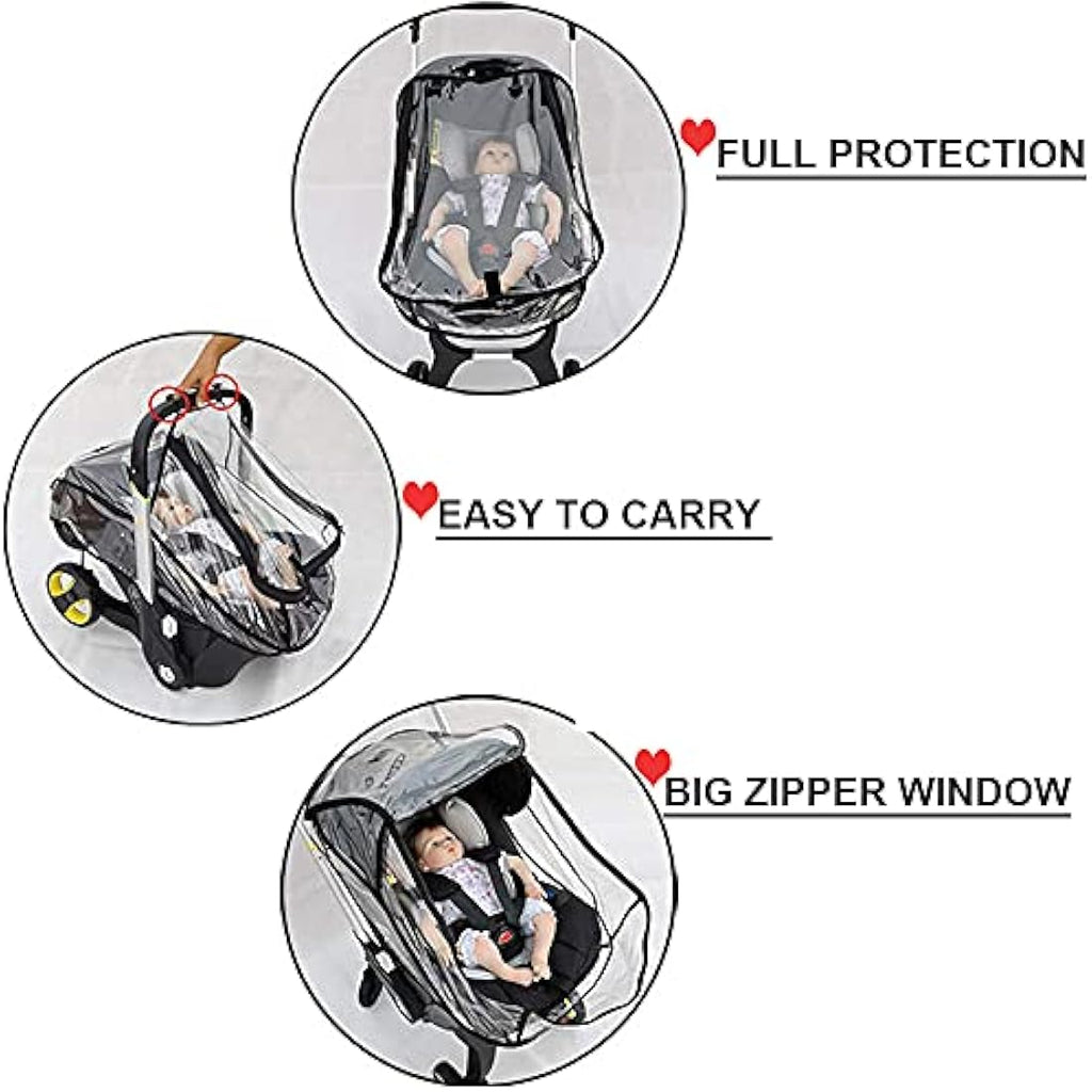 Cysocool Rain Cover for Doona Stroller – Waterproof EVA Weather Shield