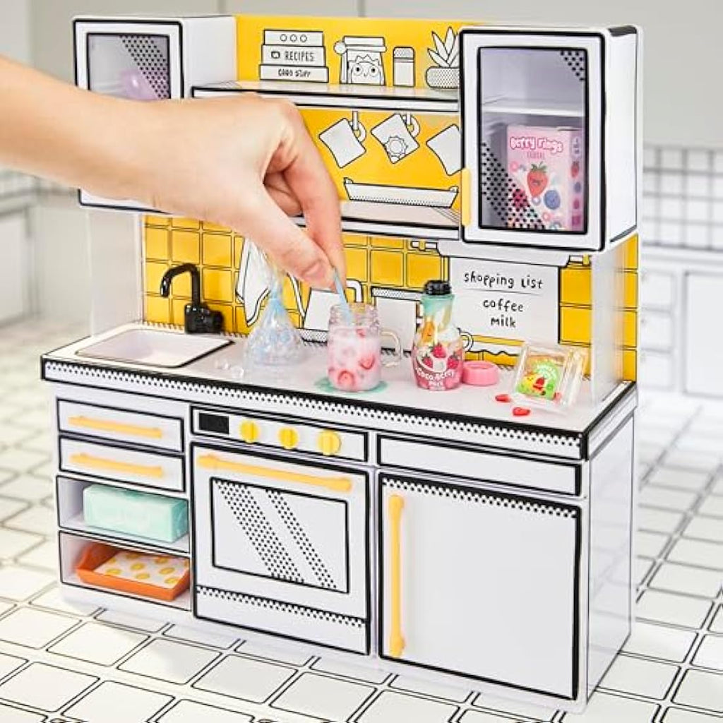 MGA's Miniverse Make It Mini Kitchen DIY Playset with UV Light & Resin