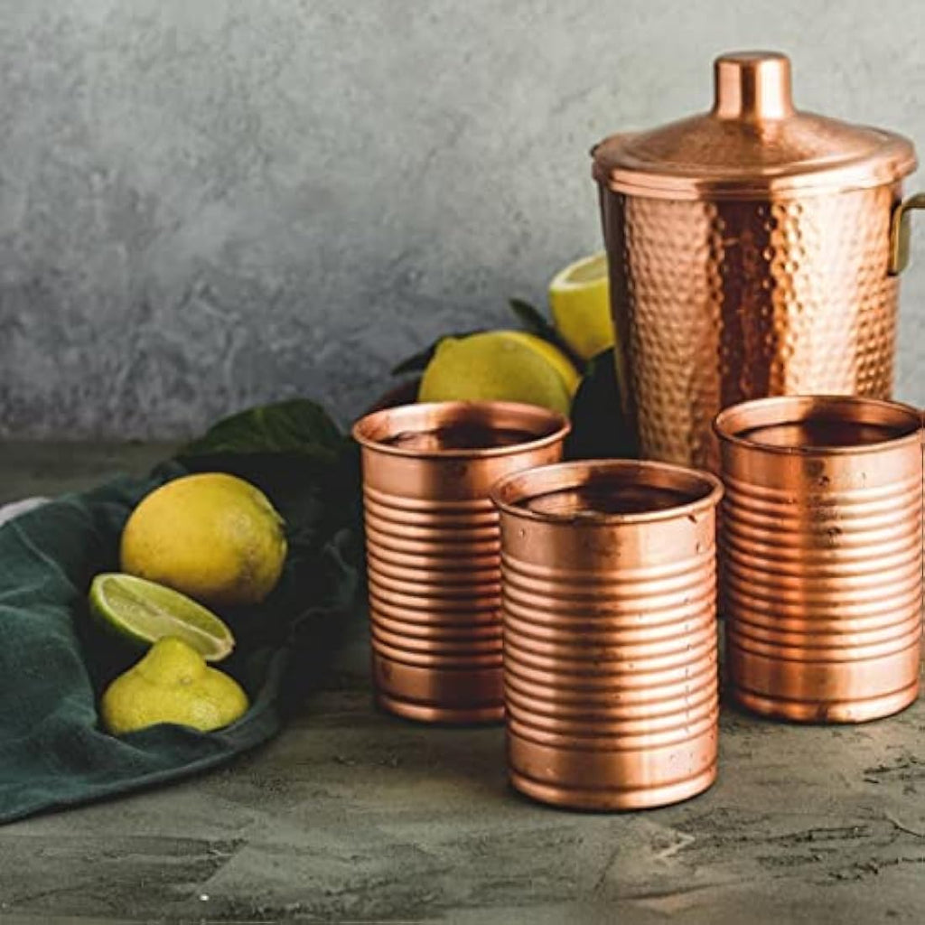 Kosdeg Copper Cocktail Tins Set of 2 – 12oz Moscow Mule Metal Tumblers