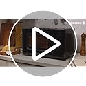 COMFEE' 20L Compact Microwave Oven – 700W Manual Control, Black