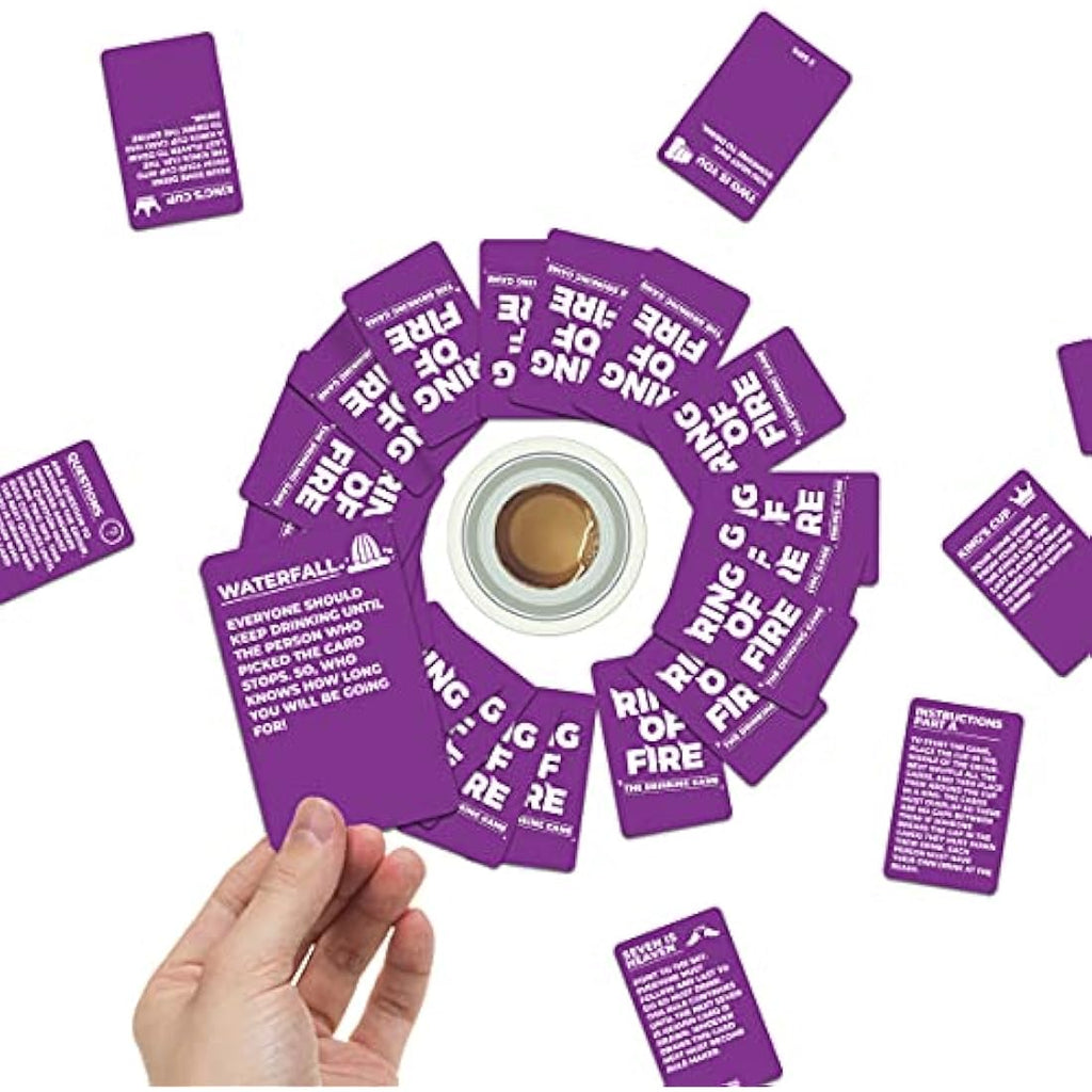 Ring of Fire Drinking Game by  | Kings Cup Card Game Set