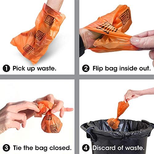 OUT! Dog Waste Bags – Strong Leak-Proof Rainbow Poop Bags – 120 Count
