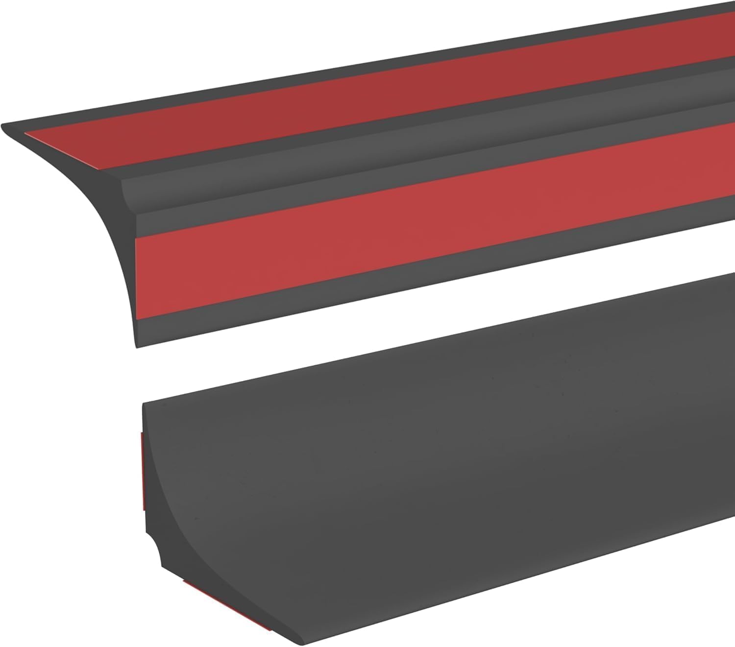 Jolof Store Black Silicone Shower Tray Sealing Strip – 15mm x 12mm Water Dam