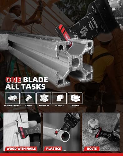 EZARC Carbide Oscillating Multi Tool Blades for Metal and Wood – 3 Pack