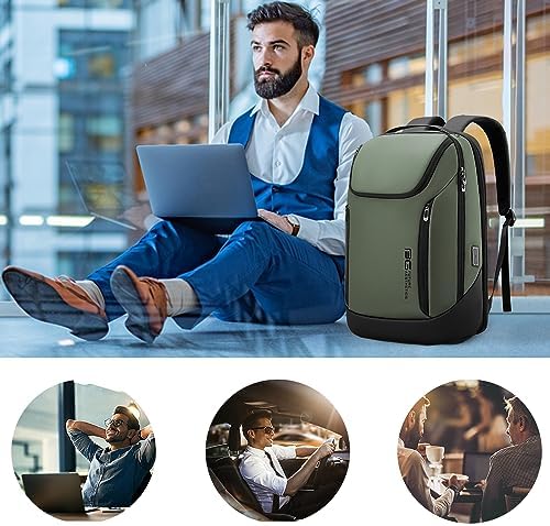 BANGE Business Smart Laptop Backpack | Waterproof 15.6 Inch with USB Port