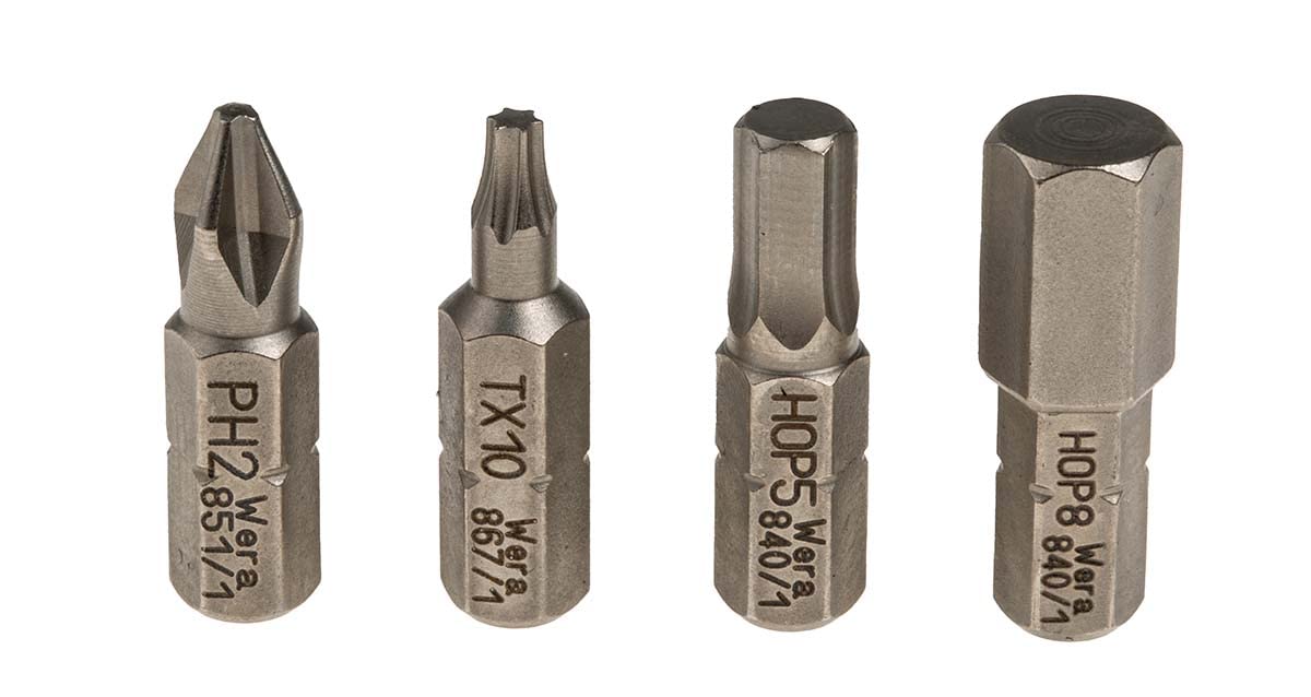 Wera Bicycle Set 1 – 14-Piece Mini Bit Ratchet & Tool Kit for Bikes