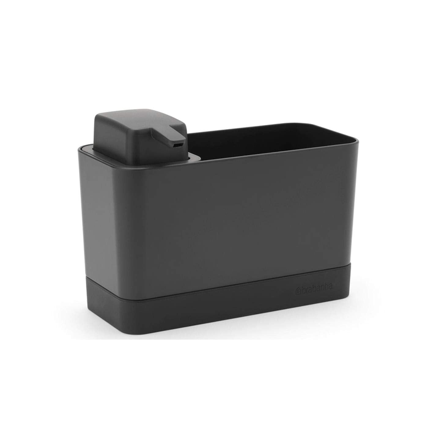 Brabantia Kitchen Sink Organiser Set with 250ml Soap Dispenser - Dark Grey
