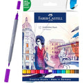 Faber-Castell Goldfaber Aqua Dual Markers – 12 Watercolor Art Pens