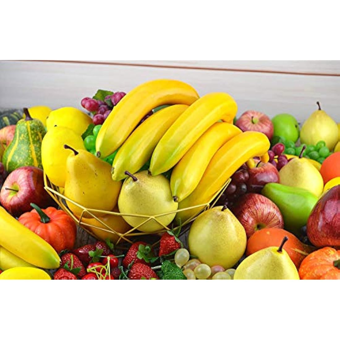Jolof Store 6Pcs Artificial Bananas – Lifelike Foam Fruit for Home Decor