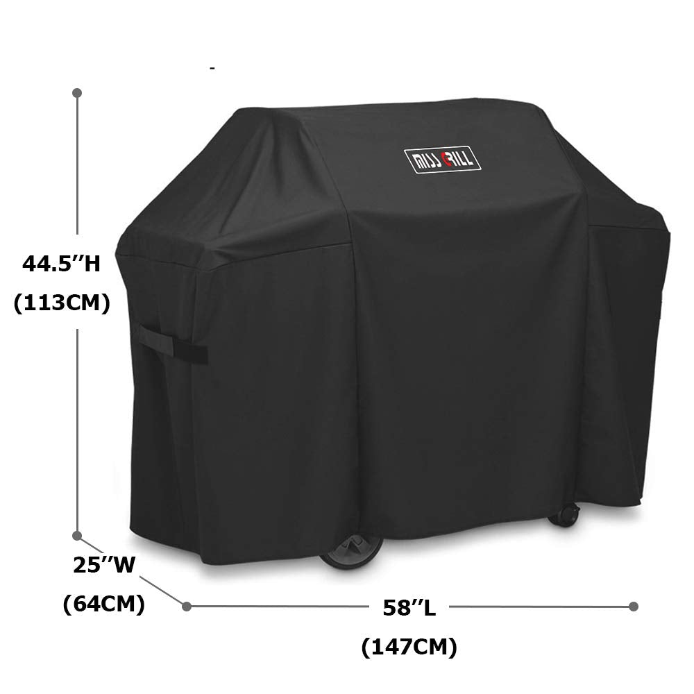 DallasCover Heavy Duty Grill Cover for Weber Genesis II 300 Series, 58-Inch