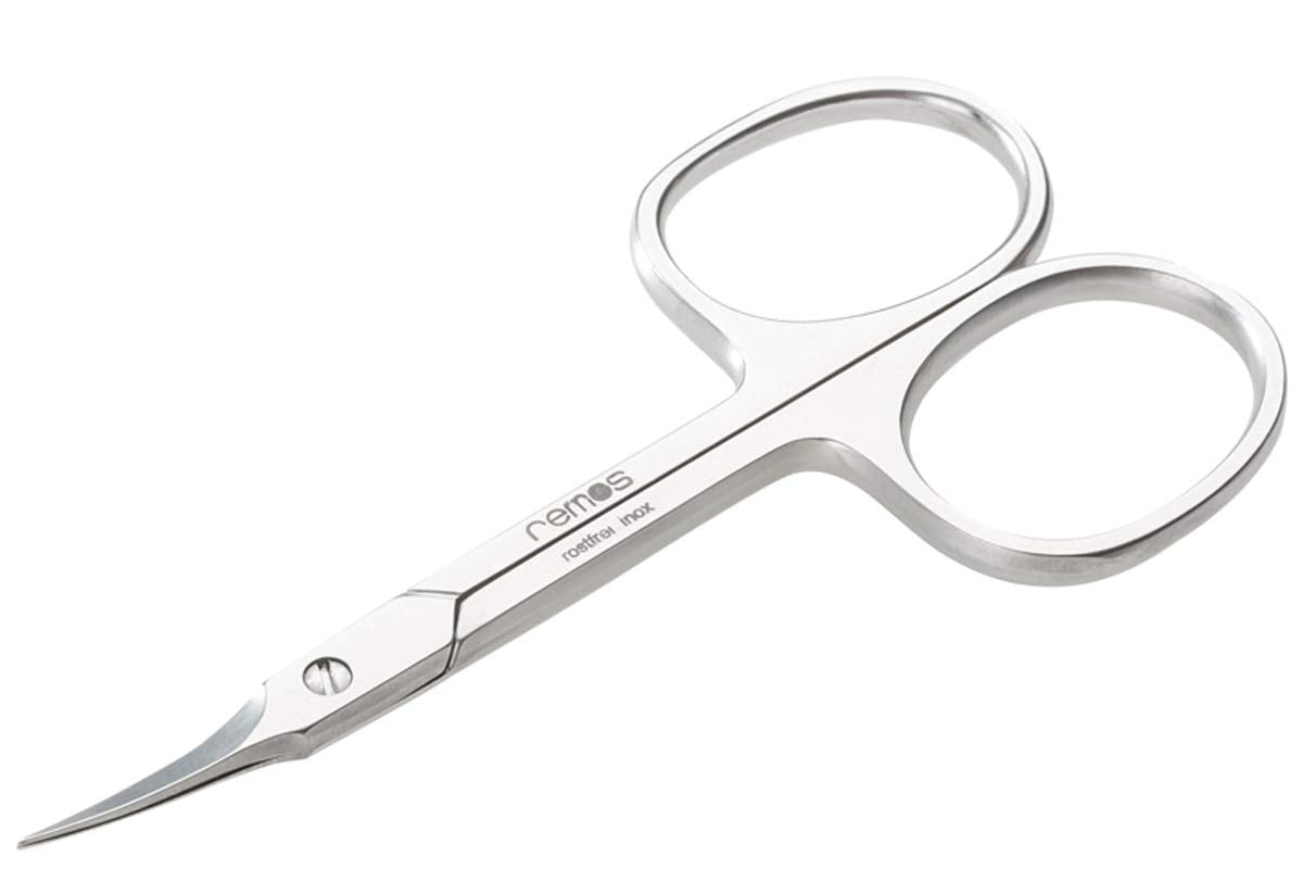 REMOS Professional Cuticle Scissors – 9.5cm Stainless Steel INOX