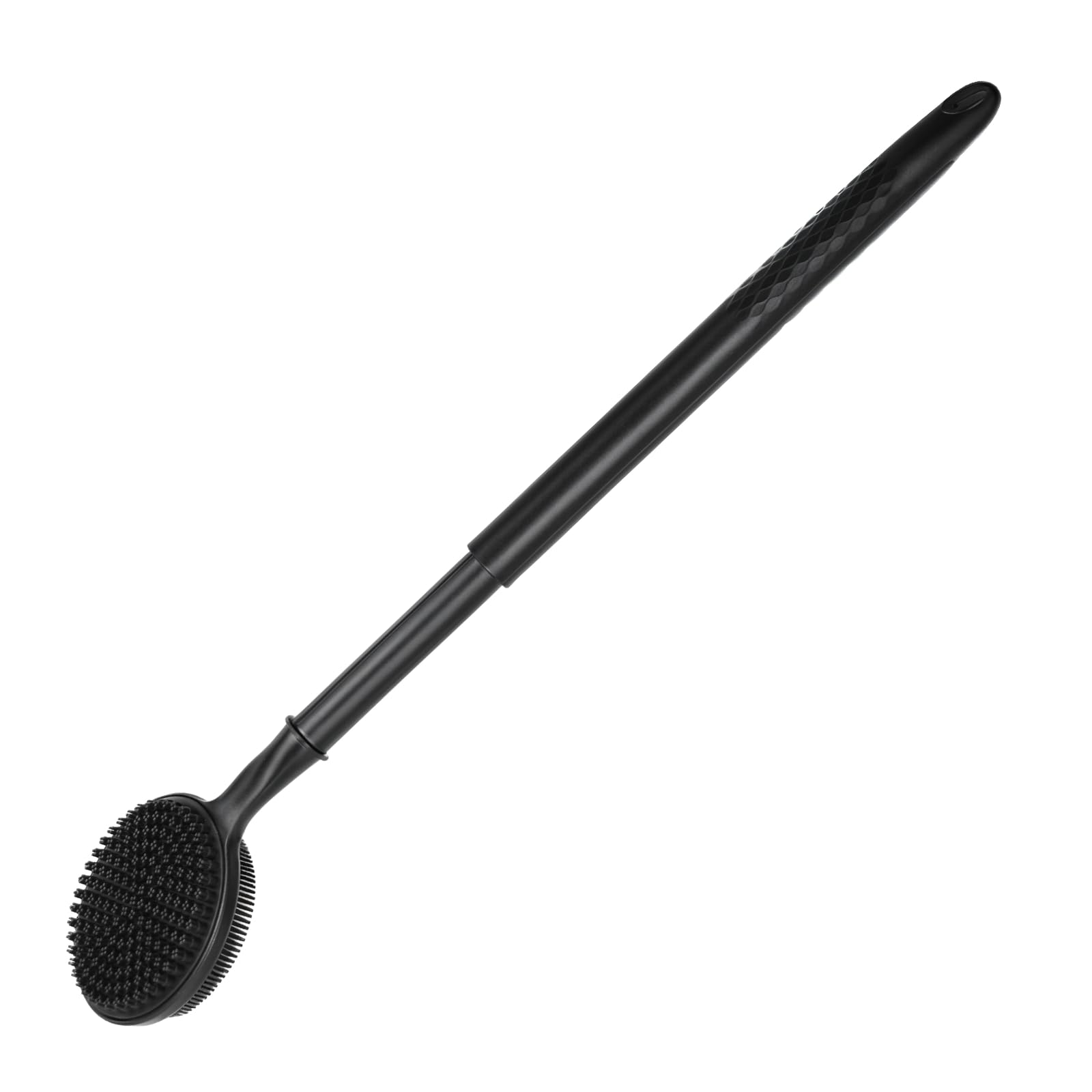 Wiseten Silicone Back Scrubber – Retractable Long Handle Body Shower Brush