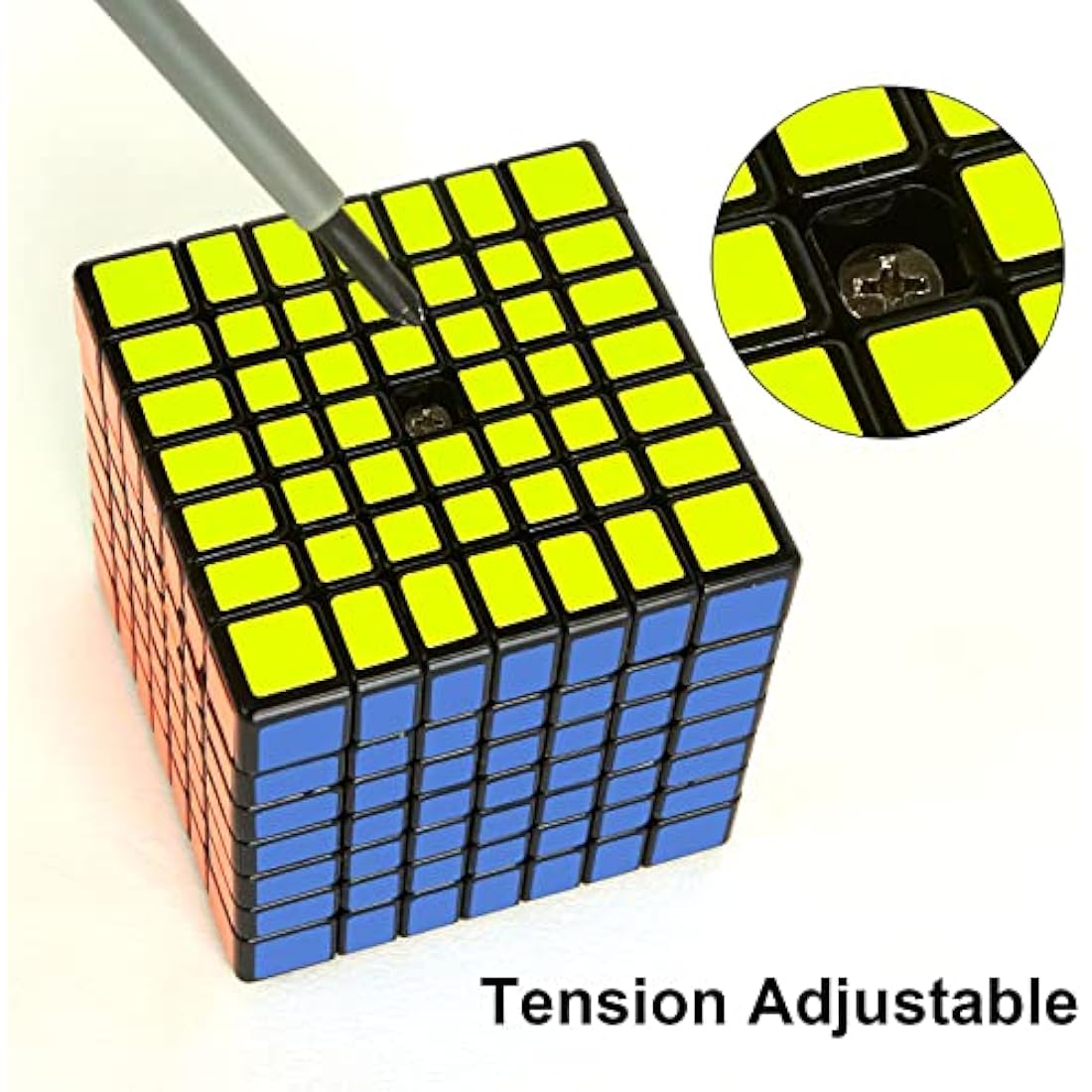 Roxenda 7x7 Speed Cube – Smooth Professional Puzzle for All Ages
