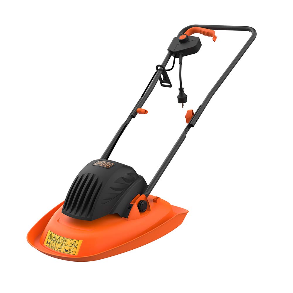 BLACK+DECKER 1200W Electric Hover Mower – 30cm Corded Lawn Mower BEMWH551-GB