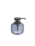 Blomus LAVU Glass Soap Dispenser – Smoke Grey Refillable Pump
