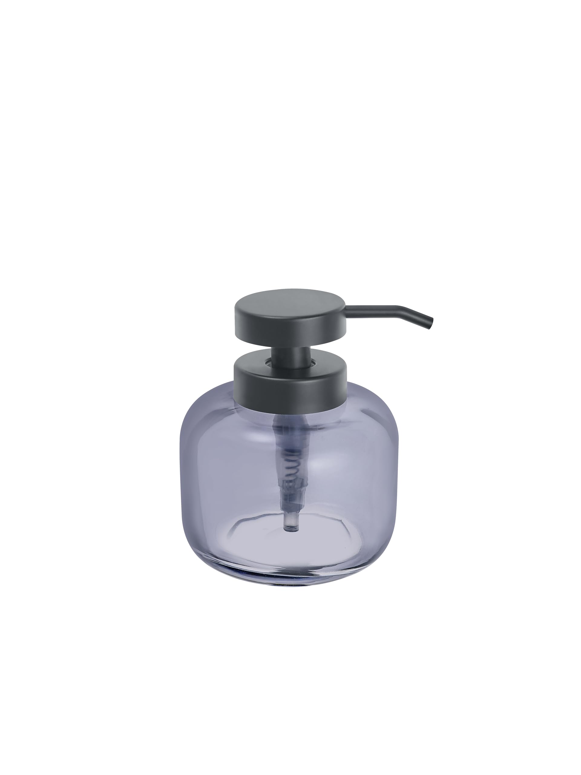 Blomus LAVU Glass Soap Dispenser – Smoke Grey Refillable Pump