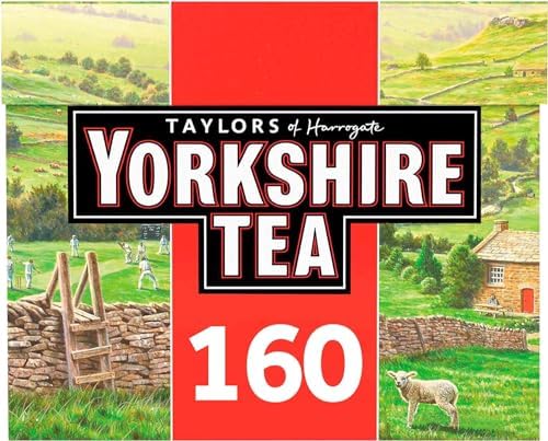 Yorkshire Tea Black Tea Bags - Bulk Pack of 6 Boxes (960 Bags Total)